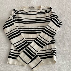 Black & White Stripped Zara Sweater